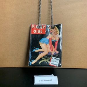 Far Nine Pin-Up Girl Clear Vinyl Plastic Purse